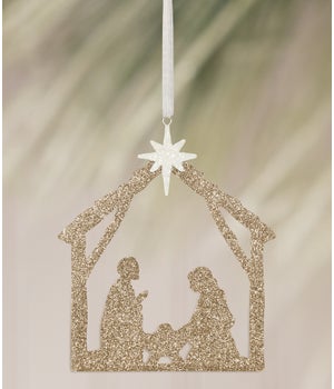 Nativity Silhouette Ornament