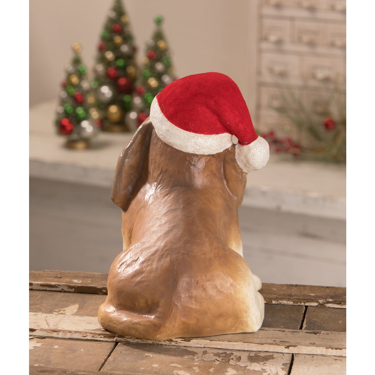 Puppy with Wreath