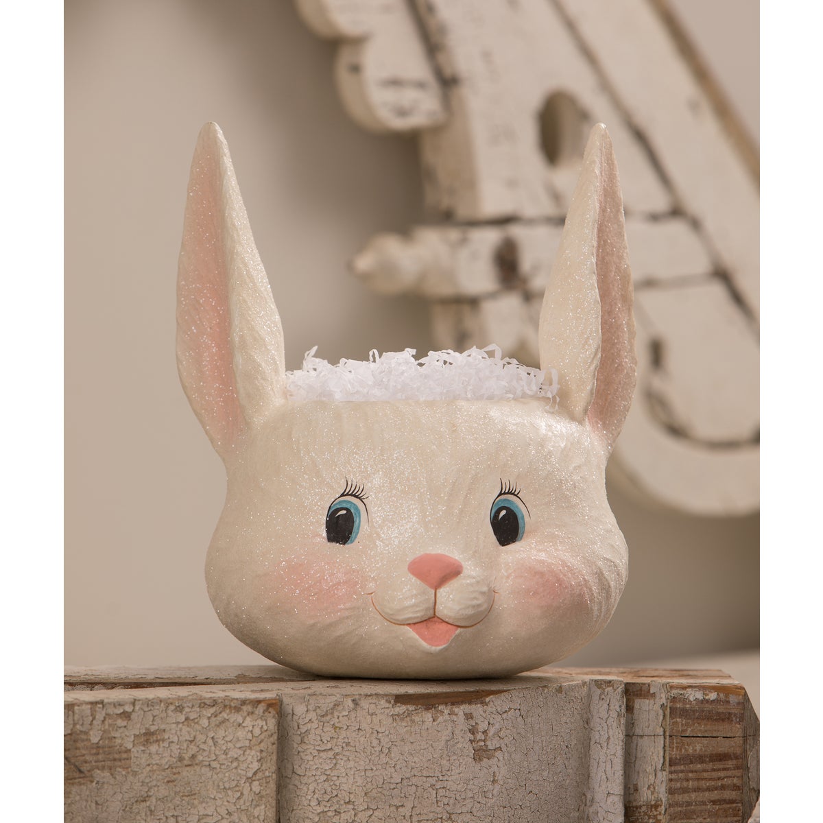 Sweet Bunny Head Bucket Large