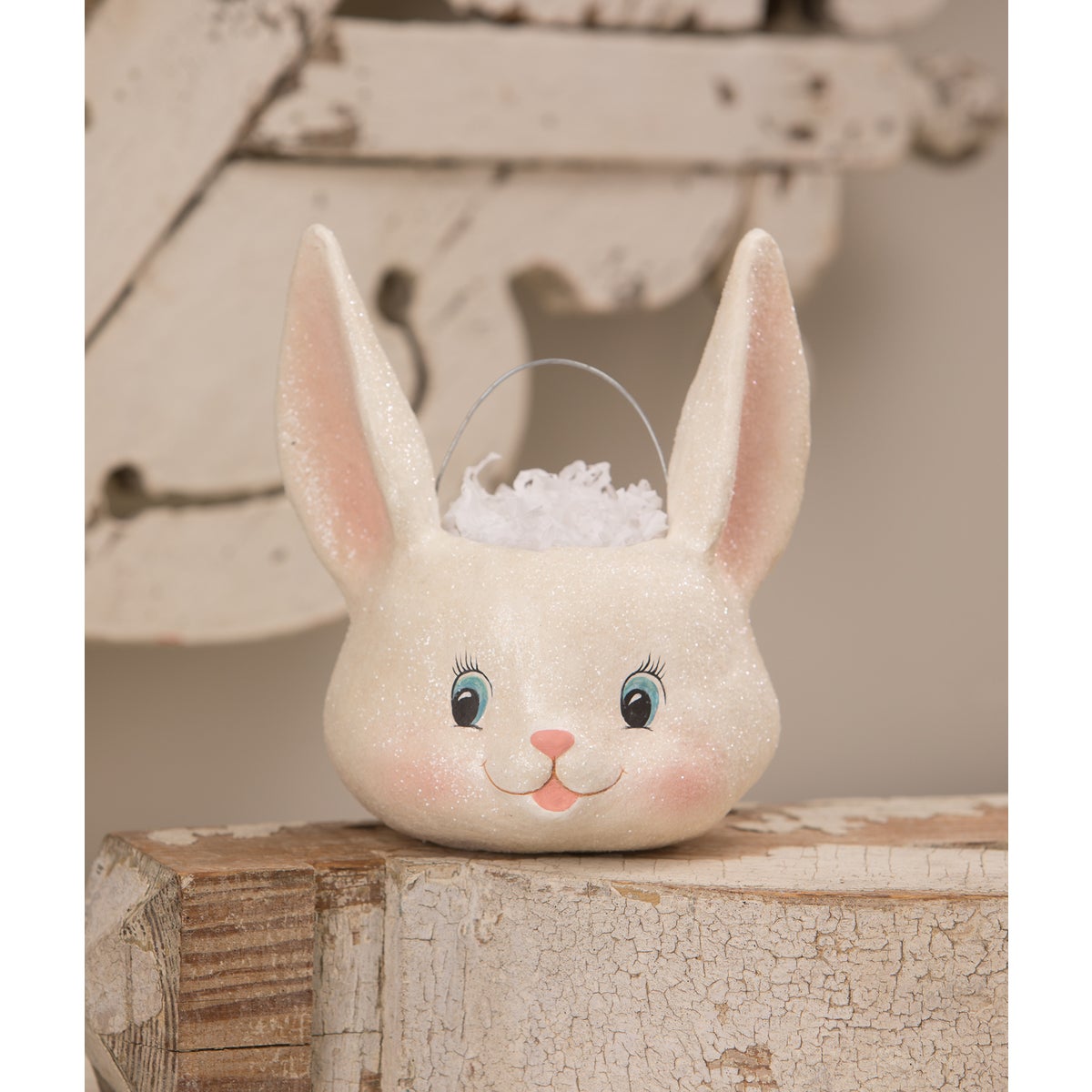 Sweet Bunny Head Bucket Small