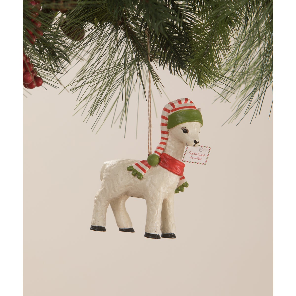 Christmas Llama Ornament