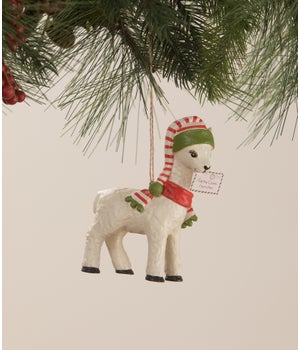 Christmas Llama Ornament