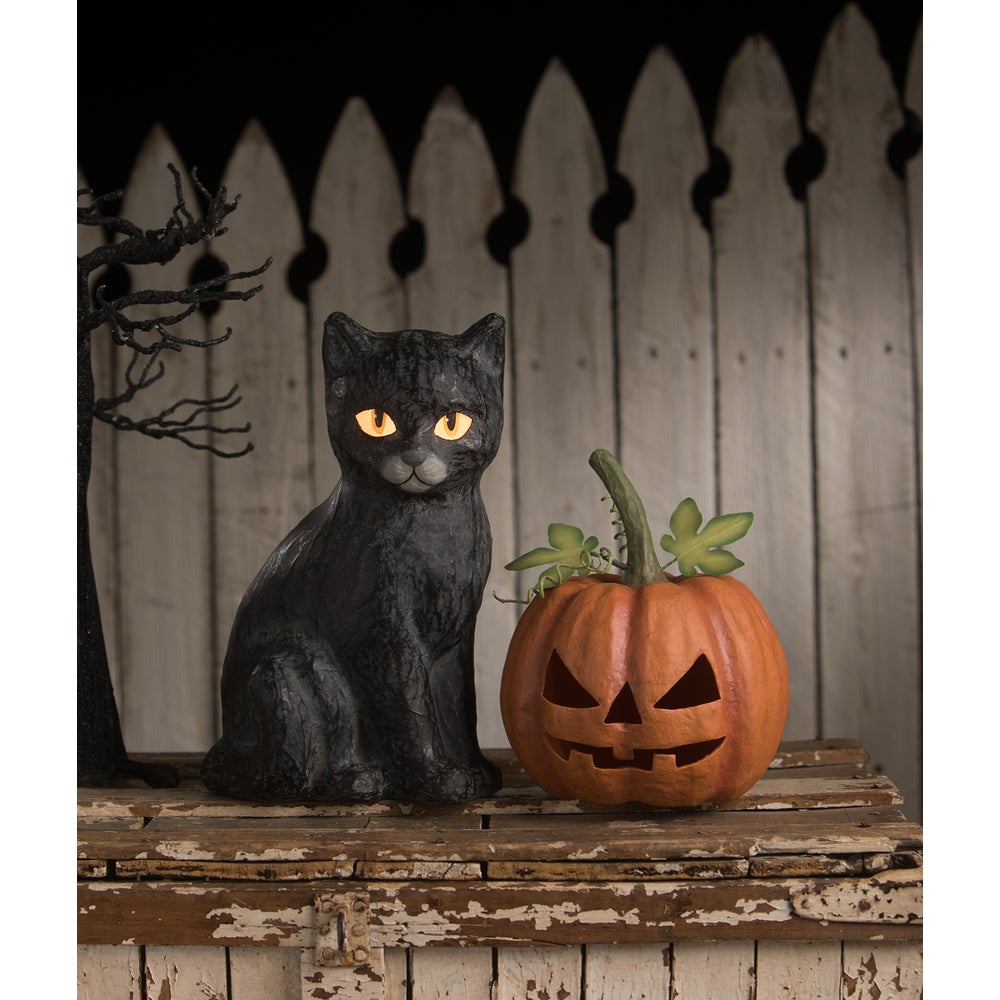 Black Cat Jack O'Lantern