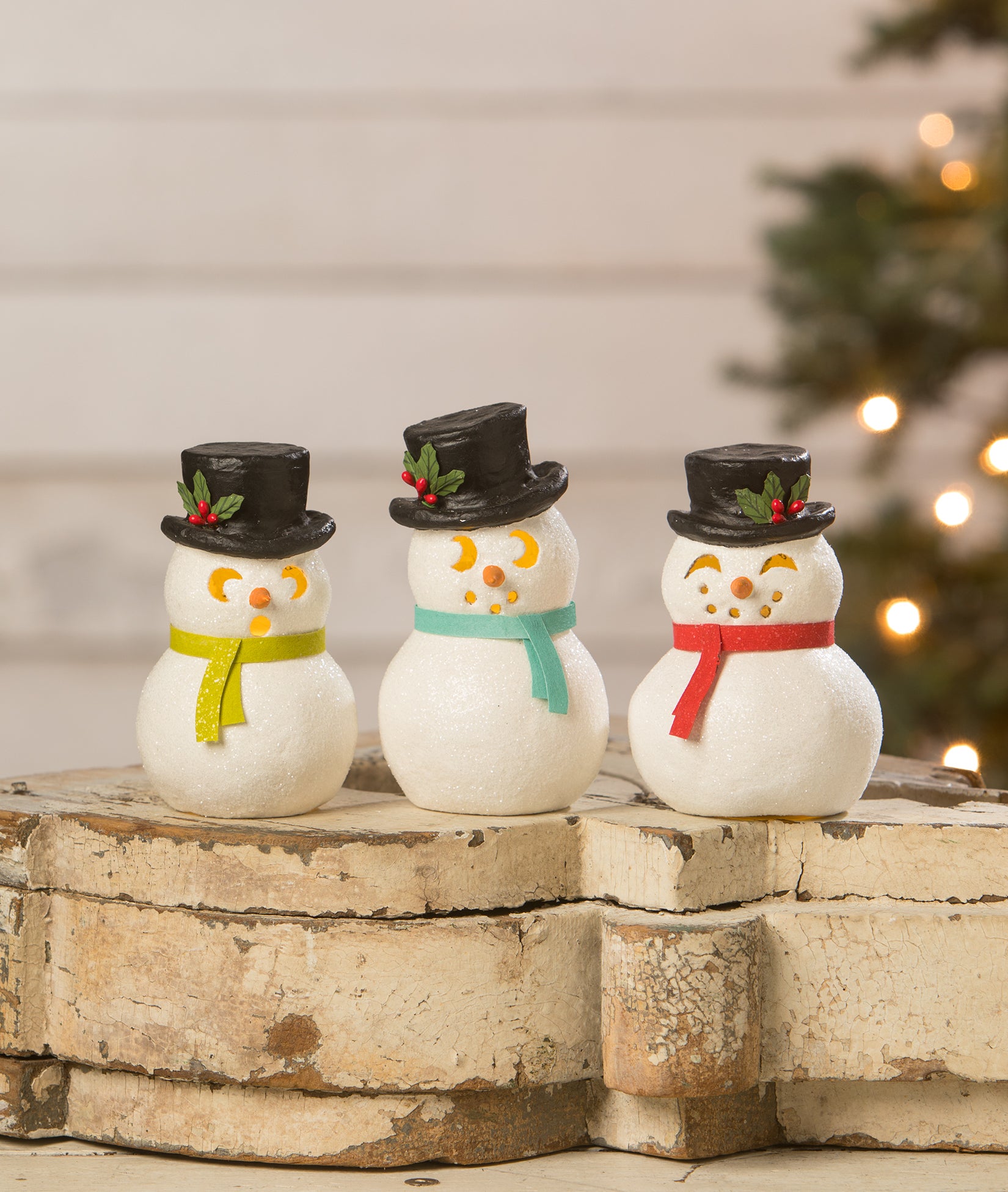 Snowman Luminary Surprised - snowmen | Bethany Lowe Designs