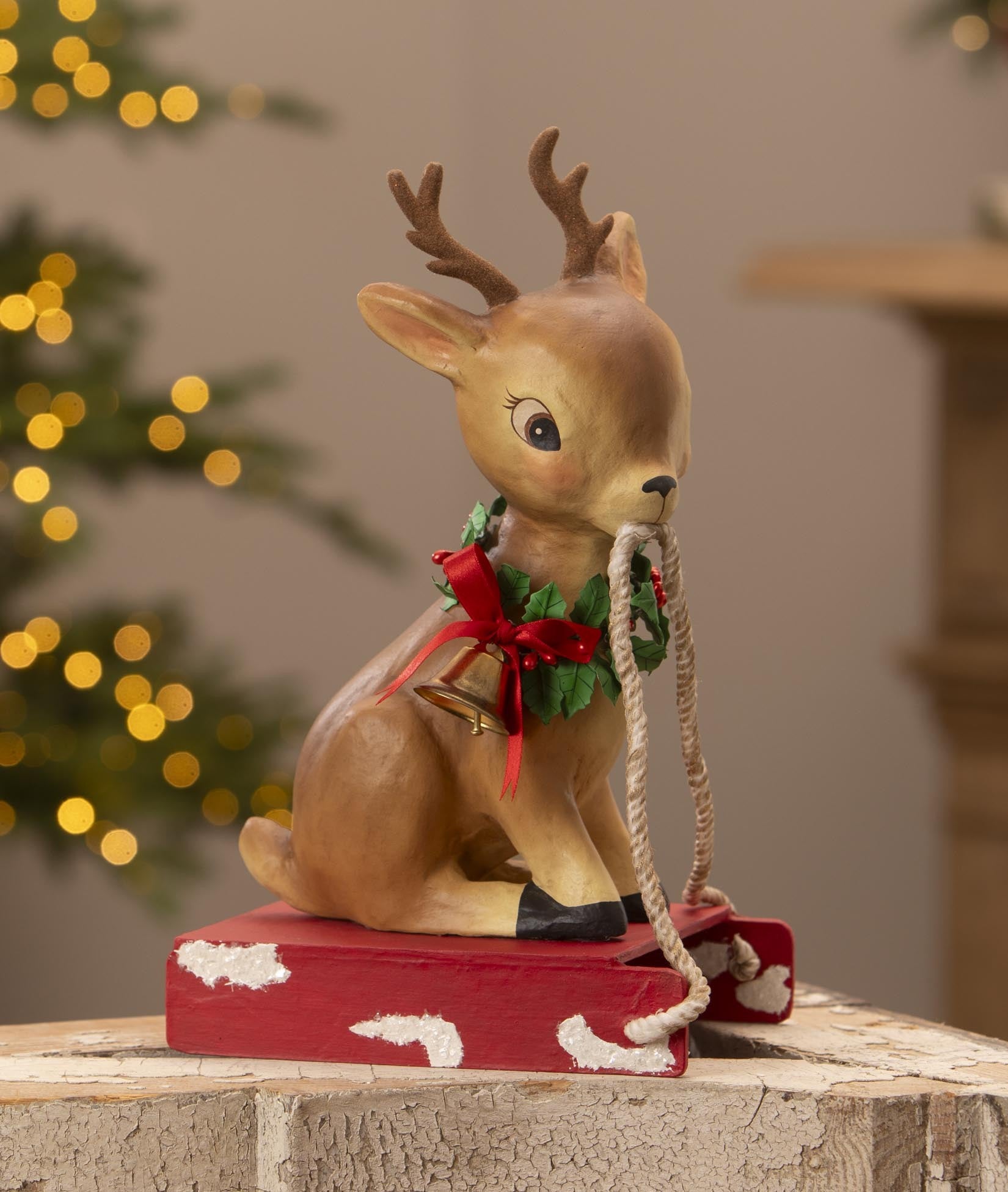 Reindeer on Sled - new christmas 2024! | Bethany Lowe Designs