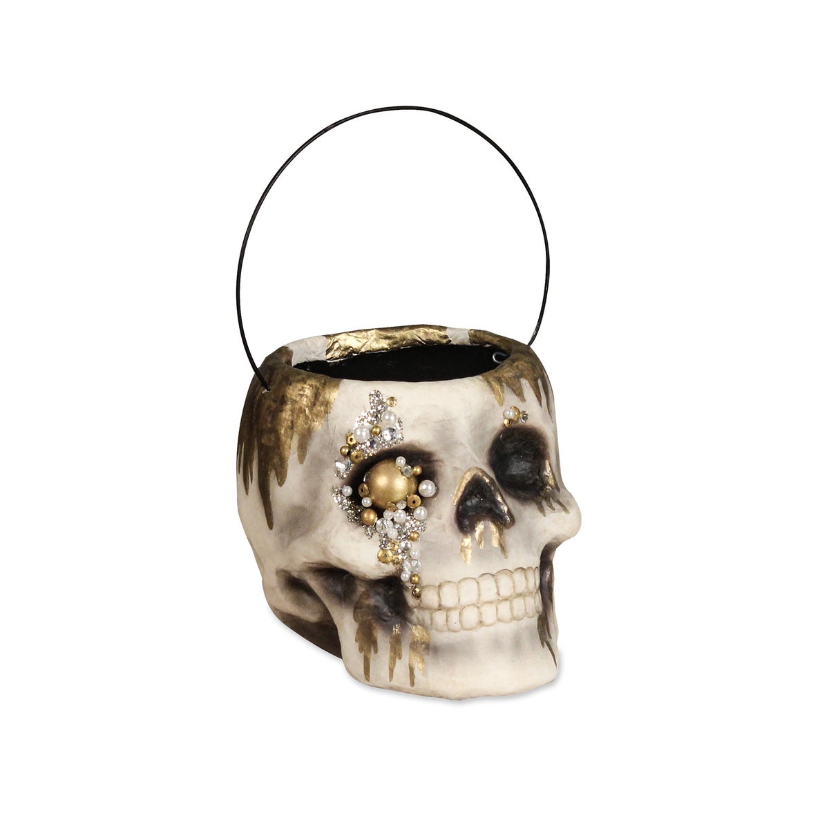 Jeweled Skull Bucket Small