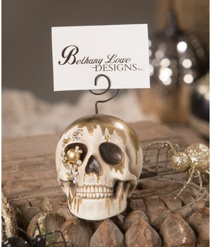 Skull Place Card Holder & Ornament