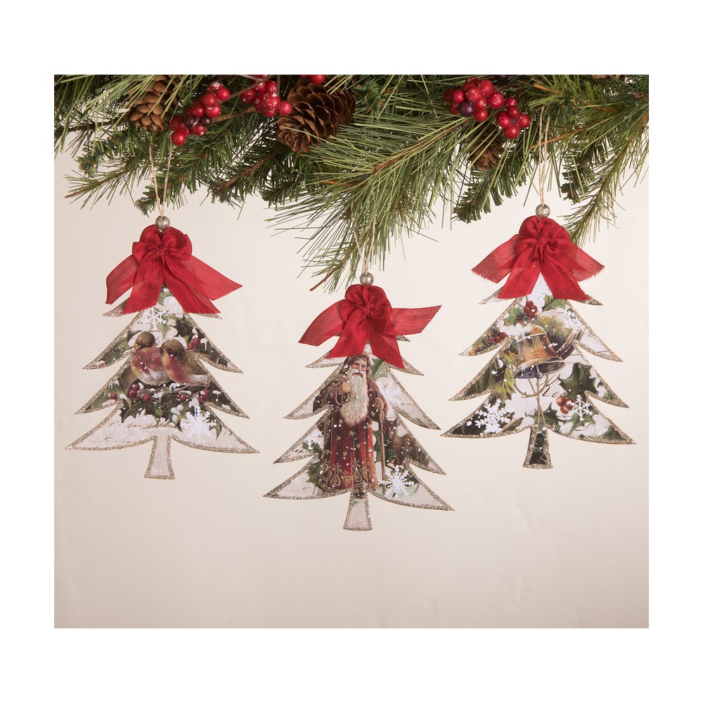 O' Tannenbaum Pressed Paper Tree Ornament 3A
