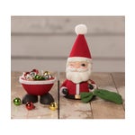 Bobble Head Santa Container