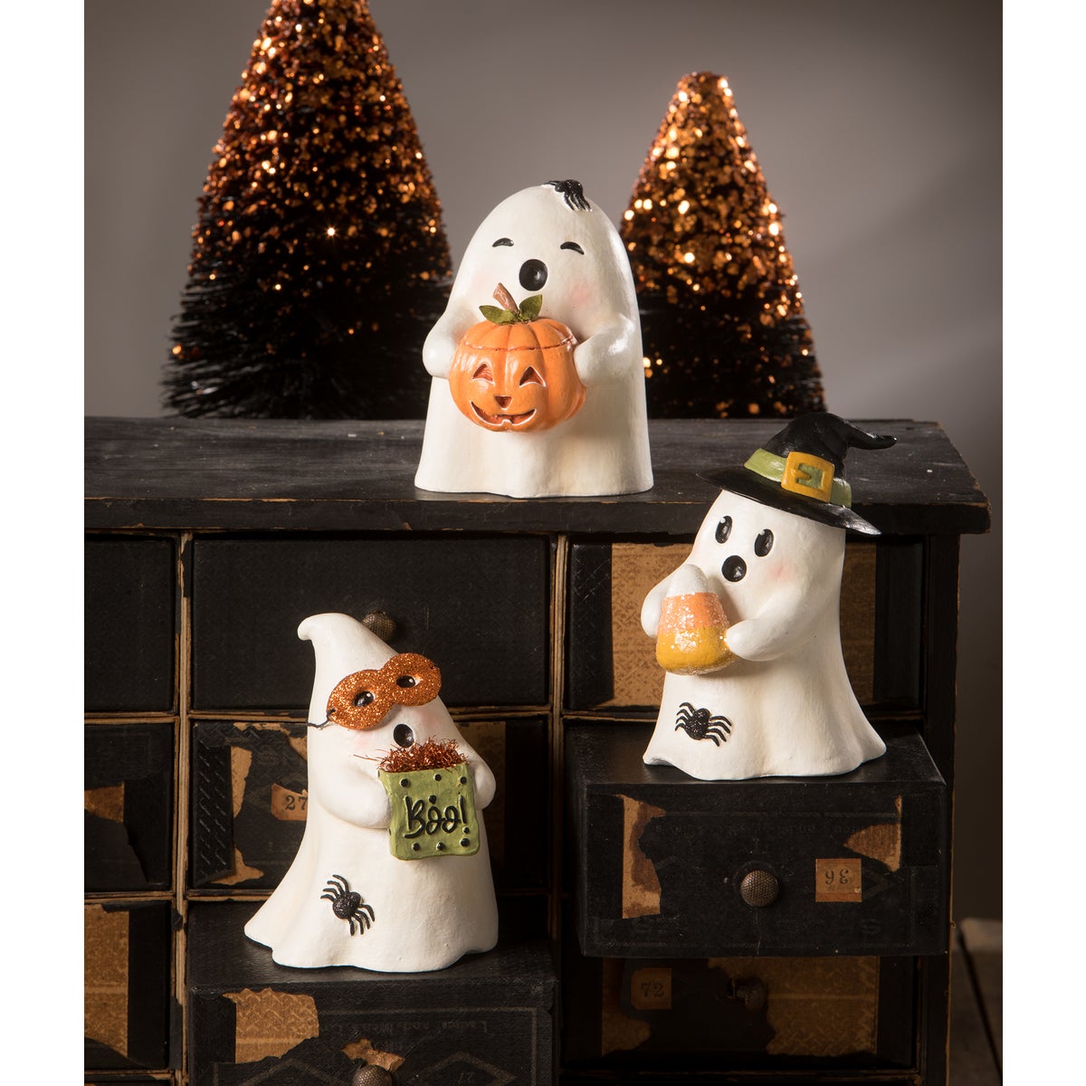 Ghost Gilbert with Pumpkin