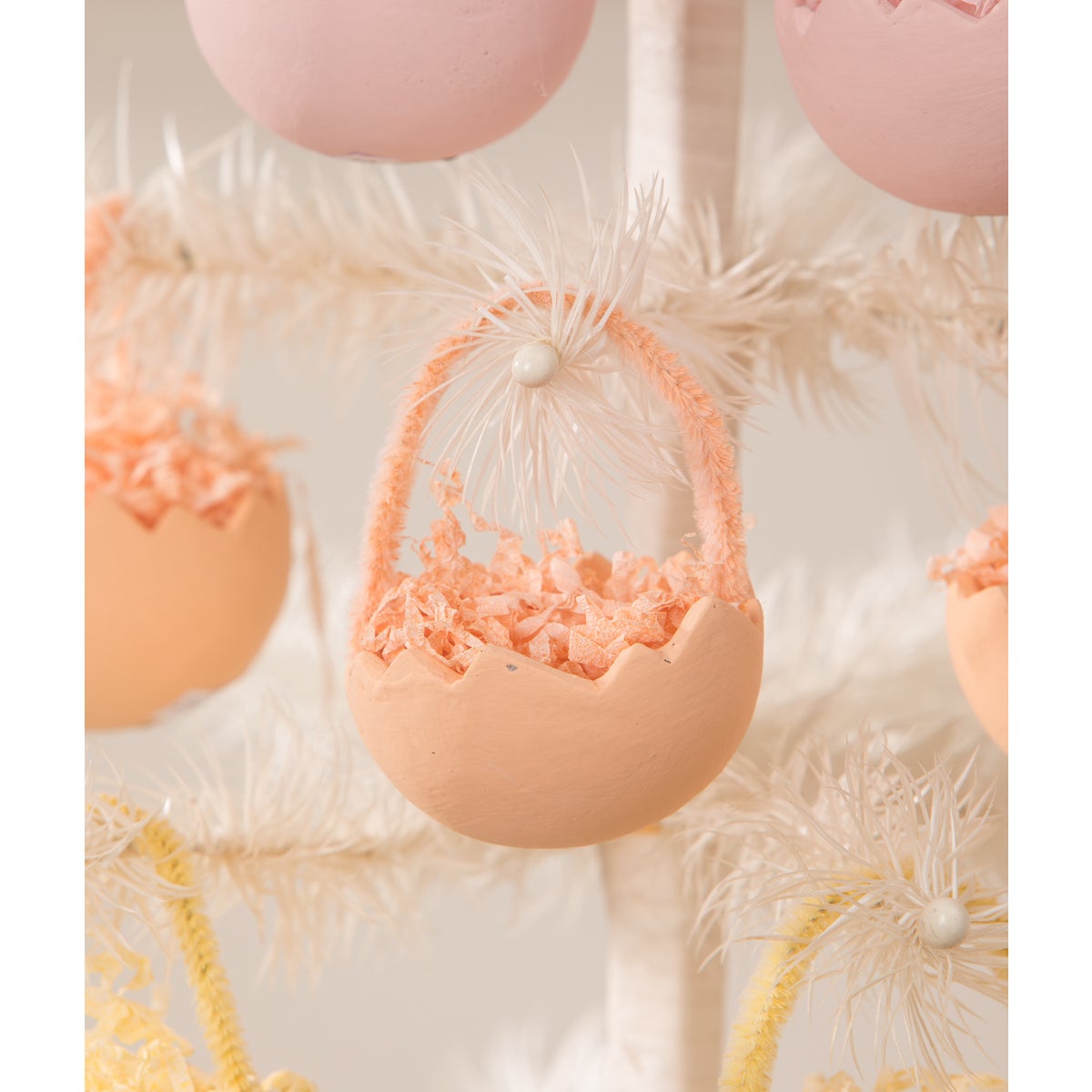 Cracked Egg Orange Ornament