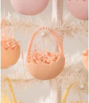 Cracked Egg Orange Ornament