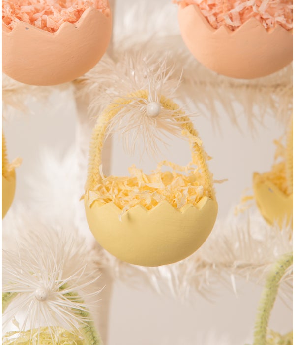 Cracked Egg Yellow Ornament