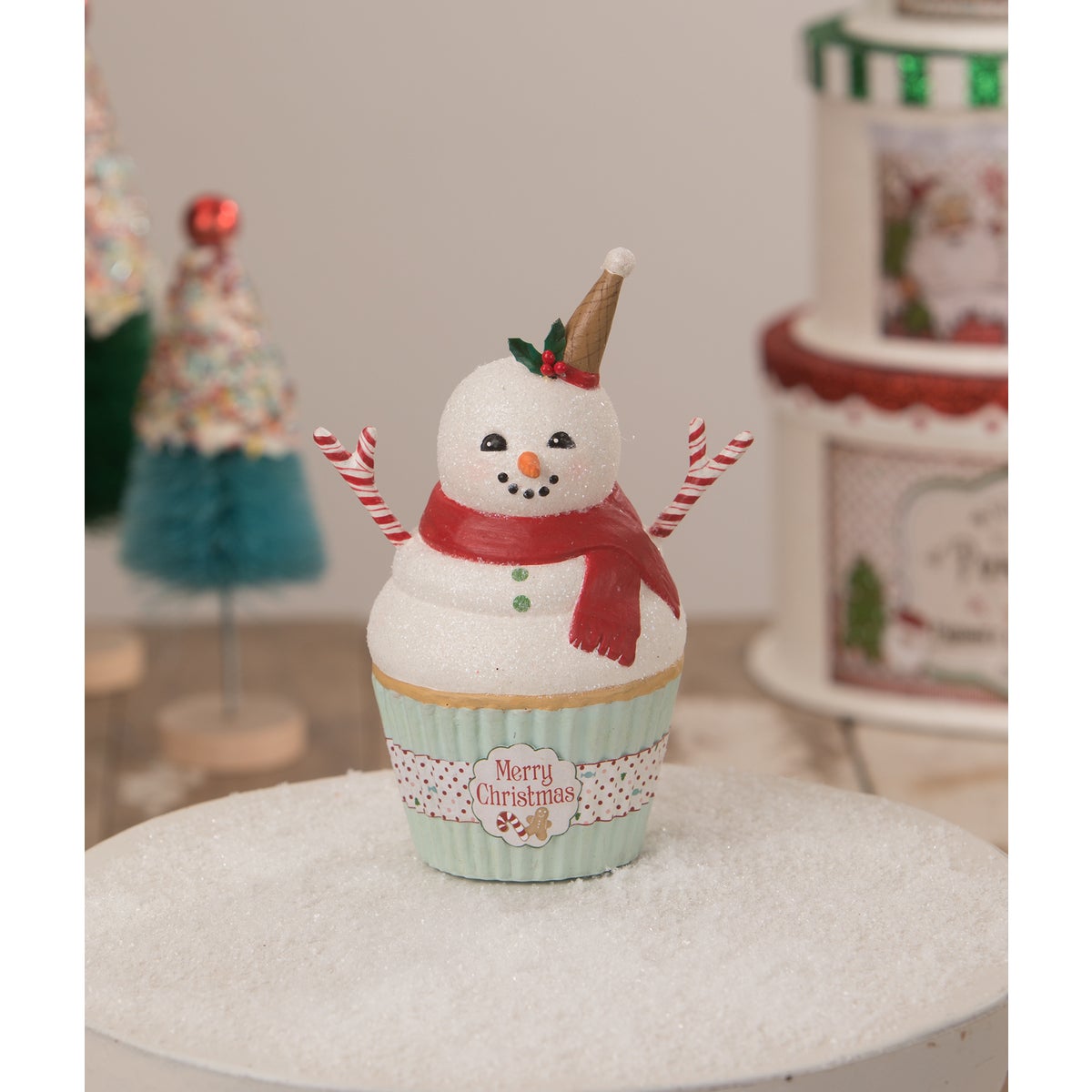 Mr. Snow Cupcake Container