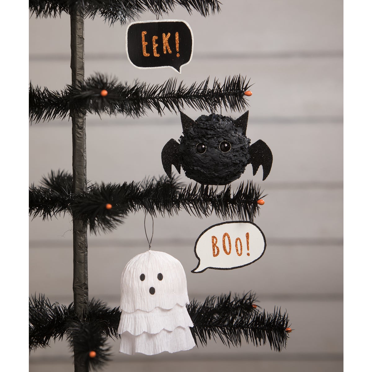 Crepe Paper Ghostie Ornament