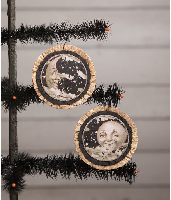 Man in the Moon Disc Ornaments S2