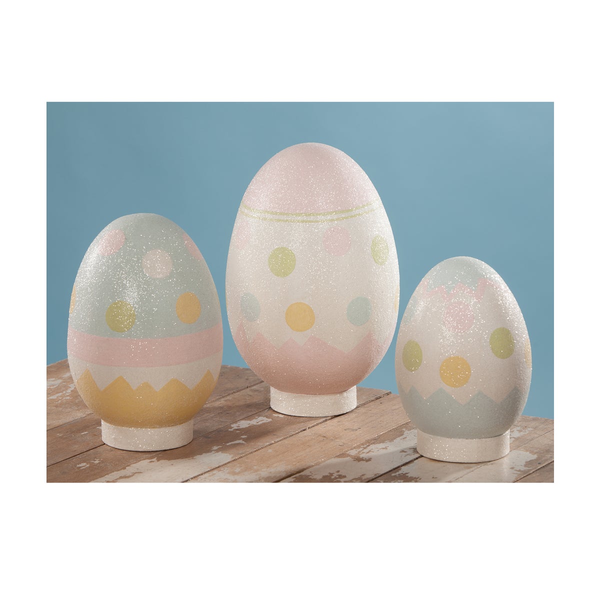 Easter Eggs Large Paper Mache S3