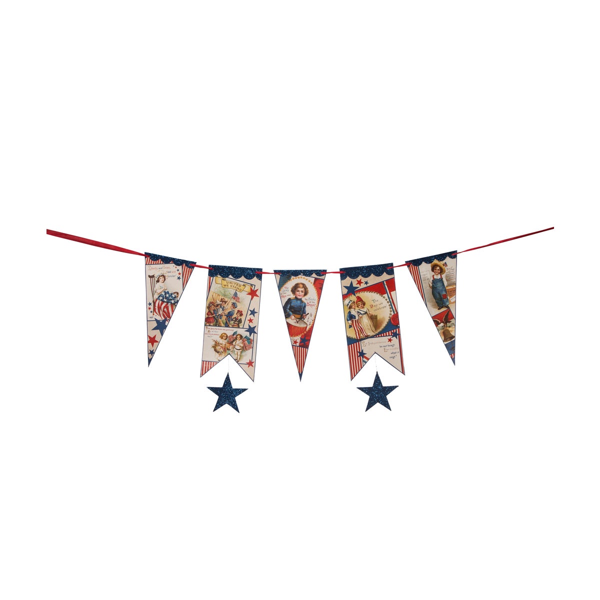 Americana Star Garland