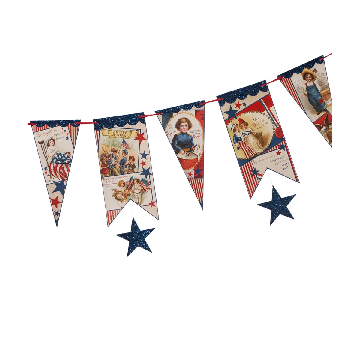 Americana Star Garland