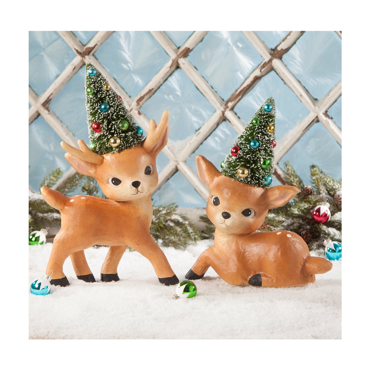 Standing Merry & Bright Reindeer Large