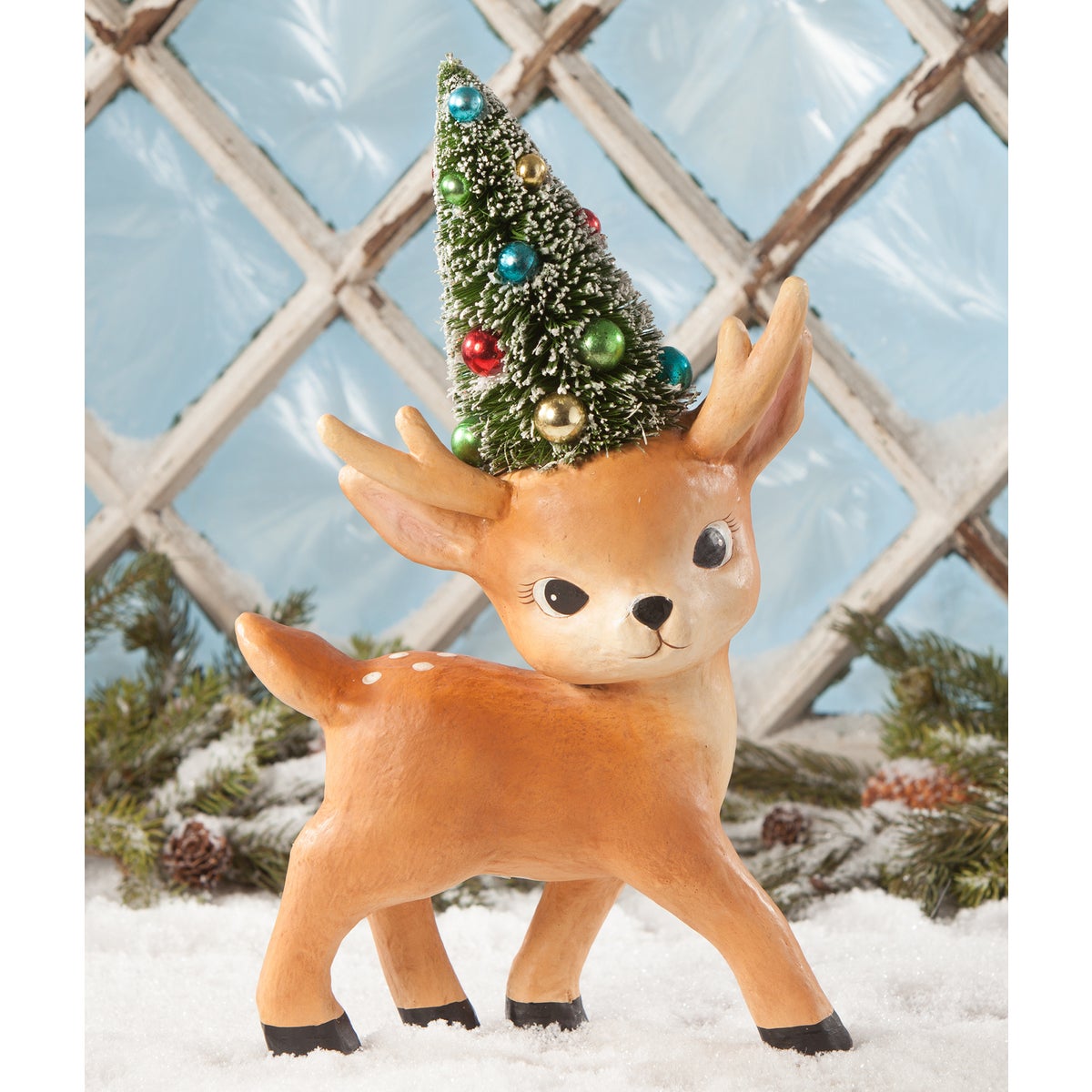 Standing Merry & Bright Reindeer Large