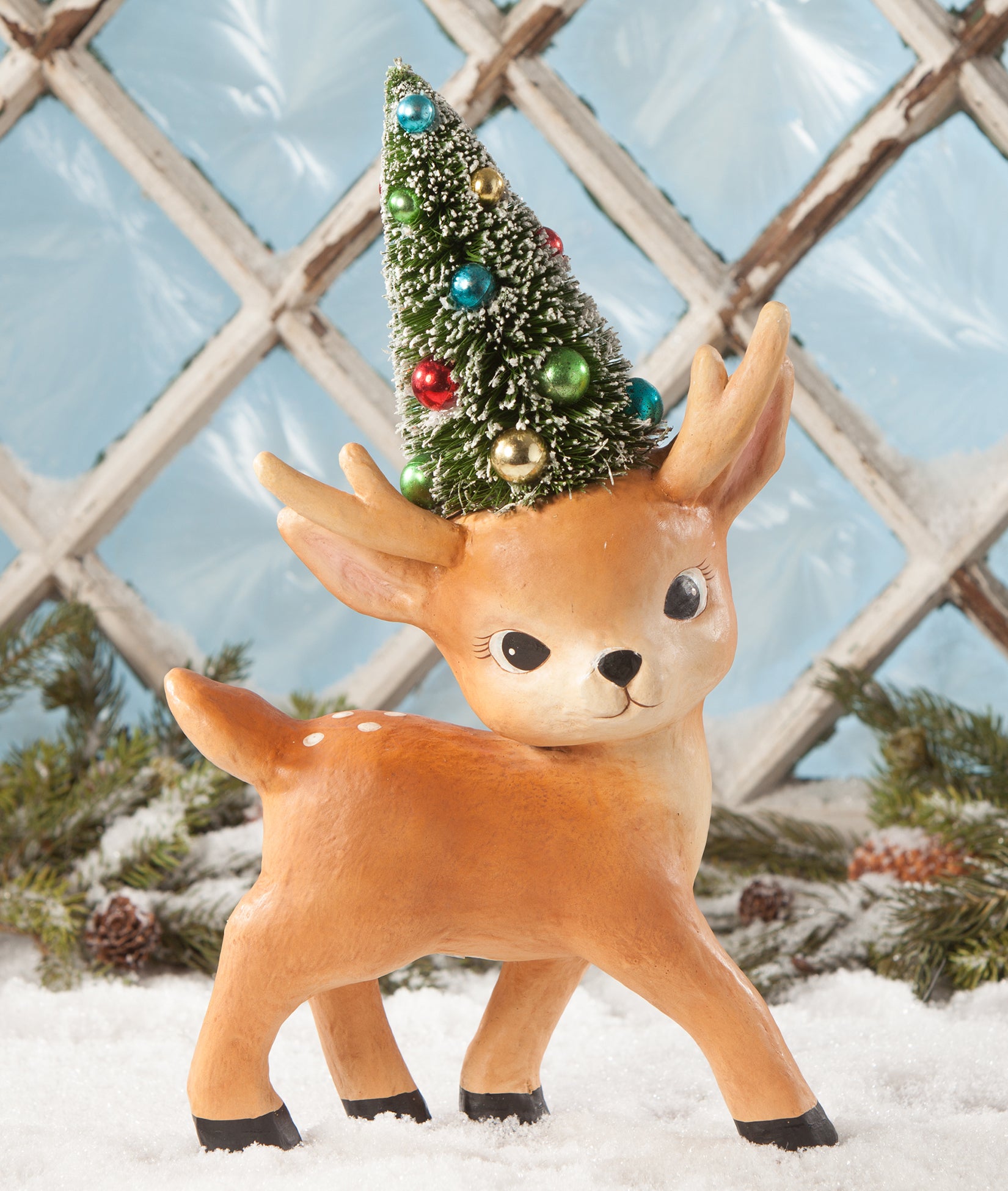 Merry Bright Retro Reindeer Bethany Lowe Christmas Deer , 49% OFF