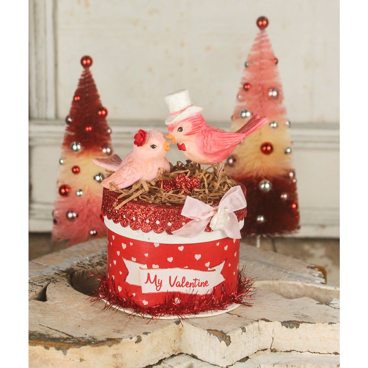 My Valentine Love Bird's Box