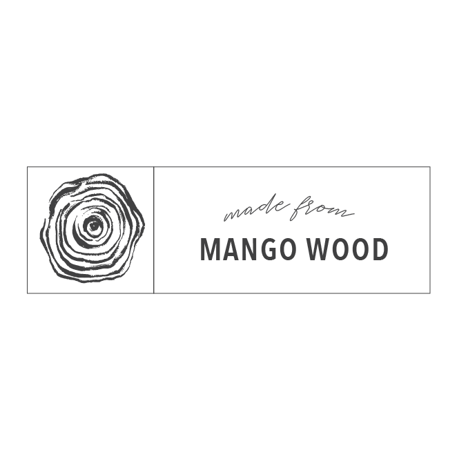 made from mango wood