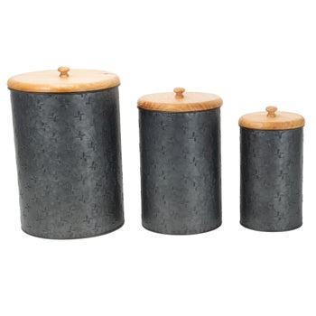 LOGAN CANISTERS, SET OF 3