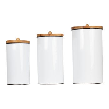 BECKETT CANISTERS, SET OF 3