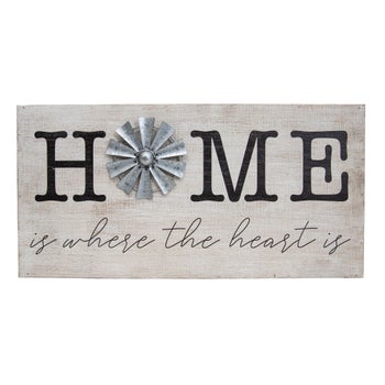 HOME IS WHERE THE HEART IS WALL ART