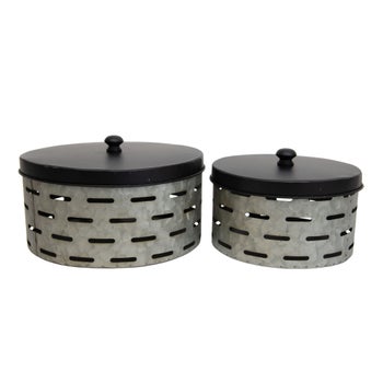 ZETTA CANISTERS, SET OF 2