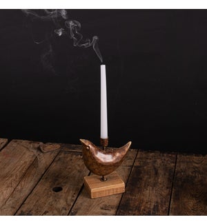 ANSEL BIRD TAPER CANDLE HOLDER