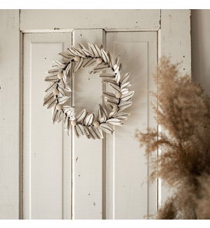 RECYCLED FABRIC OLIVE WREATH