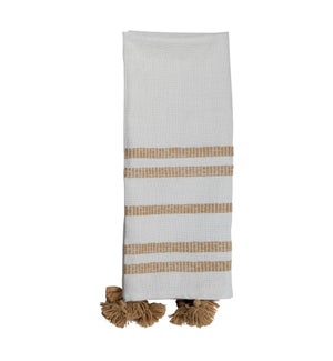 HAND WOVEN DYLAN THROW BROWN