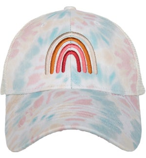 Rainbow Tie Dye Trucker Hat