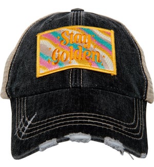 Stay Golden Patch Trucker Hat