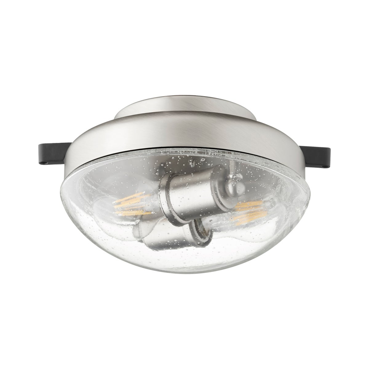 2 Light CLR/SEED WET LK- Satin Nickel