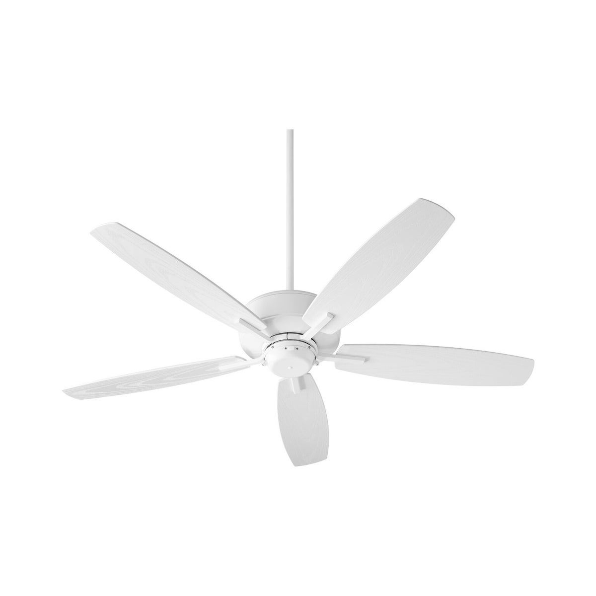 Breeze Patio 52-in Studio White Indoor/Outdoor Ceiling Fan (5-Blade)