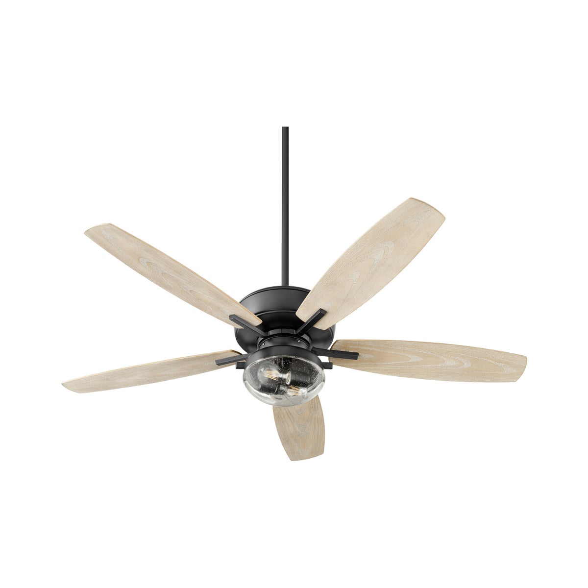 Breeze Patio 52-in Black Indoor/Outdoor Ceiling Fan (5-Blade)