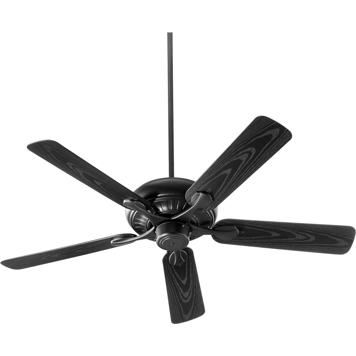 Pinnacle Patio 52-in Black Indoor/Outdoor Ceiling Fan (5-Blade)