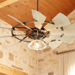 Windmill 44-in Oiled Bronze Indoor/Outdoor Ceiling Fan (10-Blade)