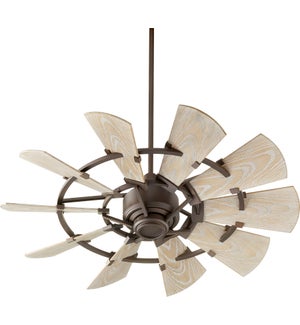 Windmill 44-in Oiled Bronze Indoor/Outdoor Ceiling Fan (10-Blade)