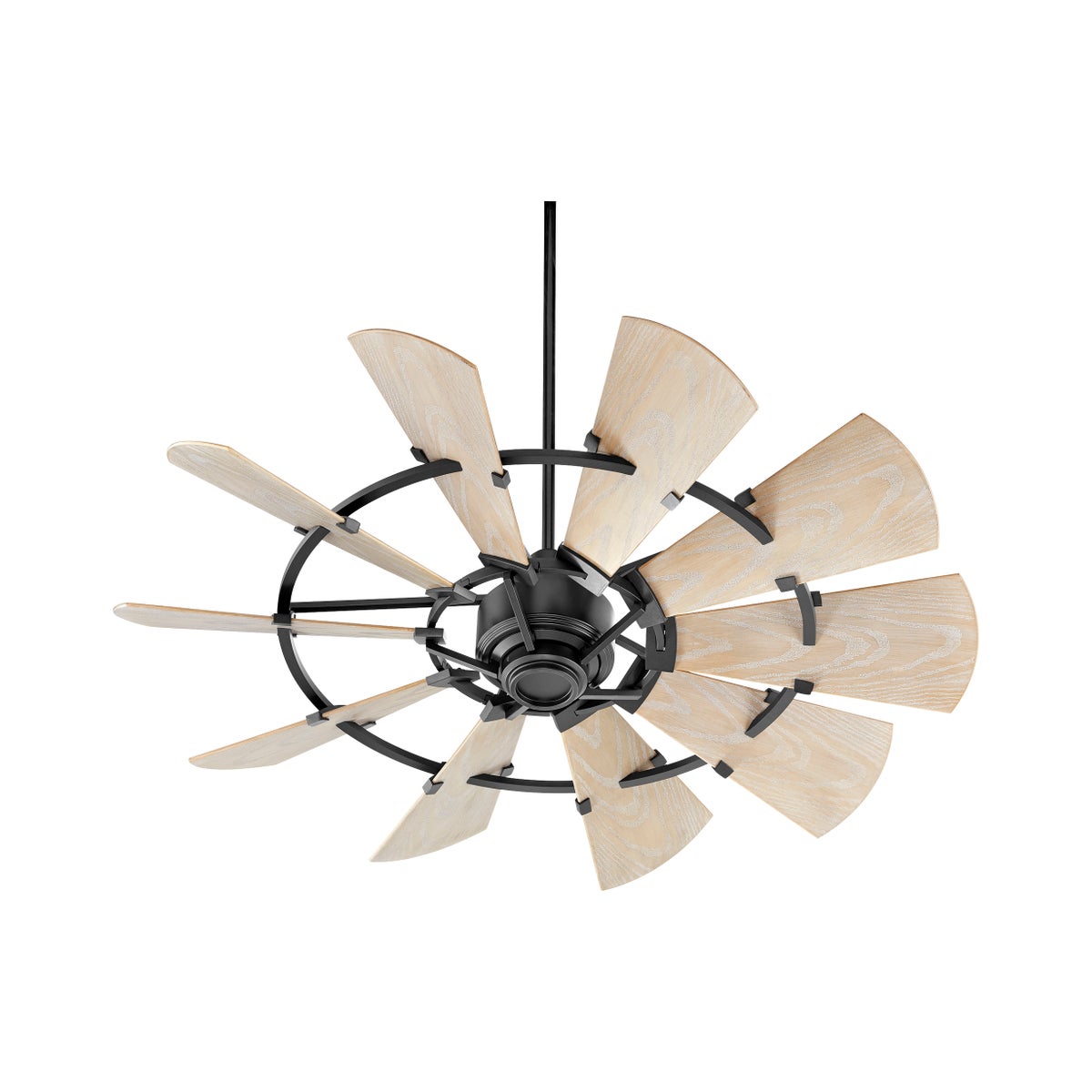 Windmill 52-in Black Indoor/Outdoor Ceiling Fan (10-Blade)