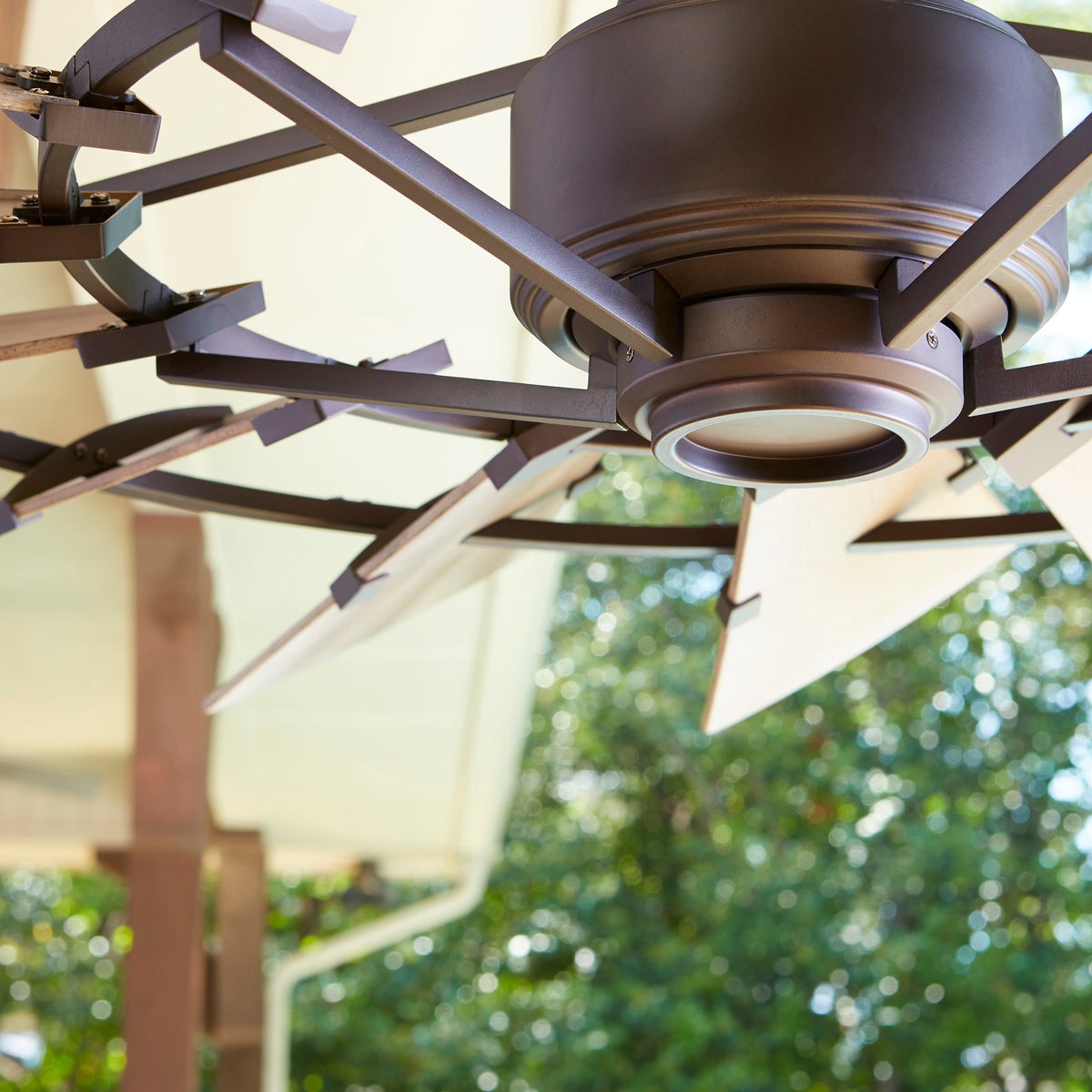Windmill 60-in Oiled Bronze Indoor/Outdoor Ceiling Fan (15-Blade)
