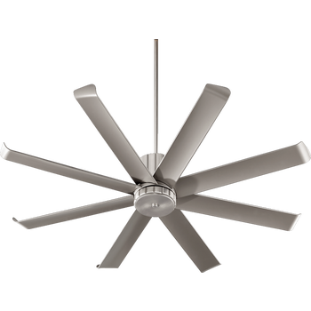 Proxima Patio 60-in Satin Nickel Indoor/Outdoor Ceiling Fan (8-Blade)