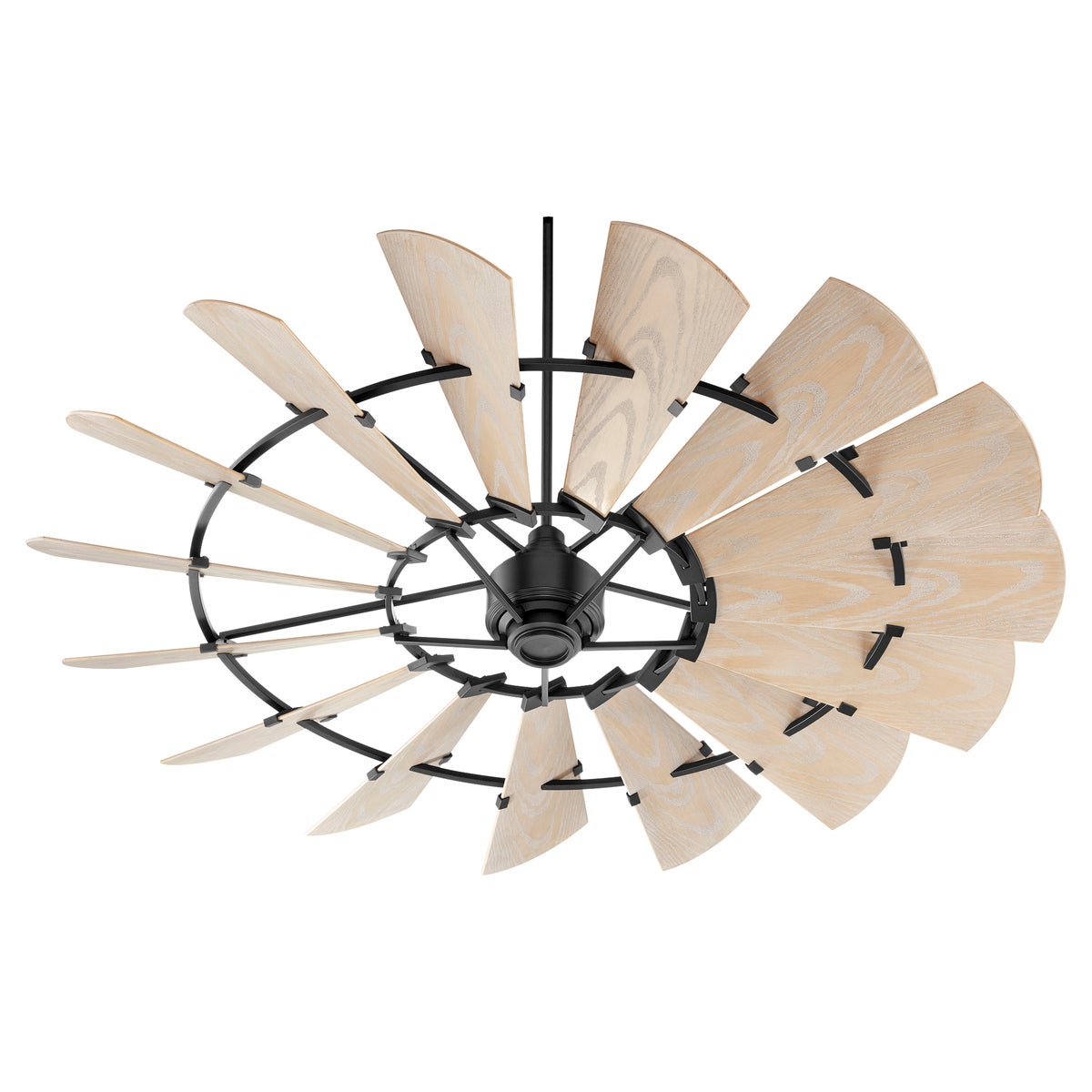 Windmill 72-in Black Indoor/Outdoor Ceiling Fan (15-Blade)