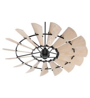Windmill 72-in Black Indoor/Outdoor Ceiling Fan (15-Blade)