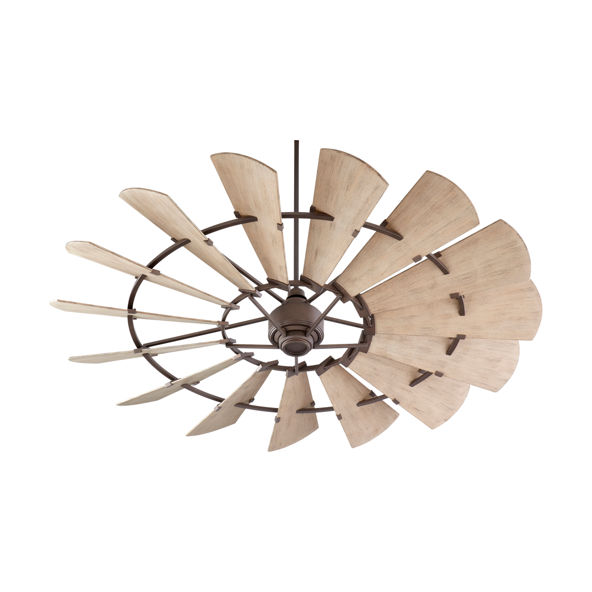 Windmill 72-in Oiled Bronze Indoor/Outdoor Ceiling Fan (15-Blade)