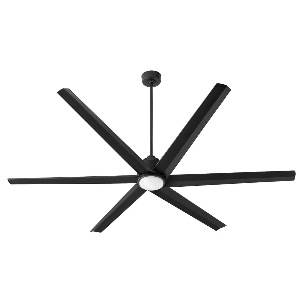 TITUS 80" 6-Blade Matte Black Ceiling Fan